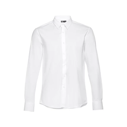 THC PARIS WH. Men's long-sleeved shirt. White (NPS-30194-106-L)
