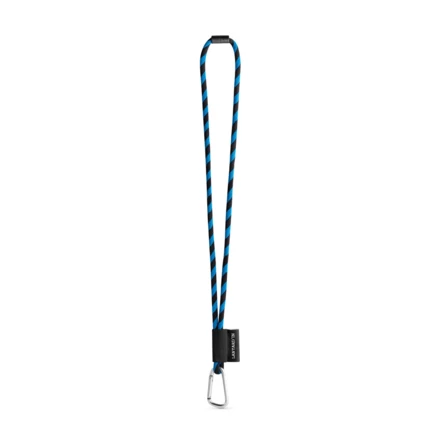 75089. SET Lanyard TUBE Long (Ø 7 mm) with D-shape carabiner 55 mm and safety lock Ø 7 mm (NPS-75089-352)