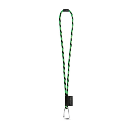 75089. SET Lanyard TUBE Long (Ø 7 mm) with D-shape carabiner 55 mm and safety lock Ø 7 mm (NPS-75089-369)