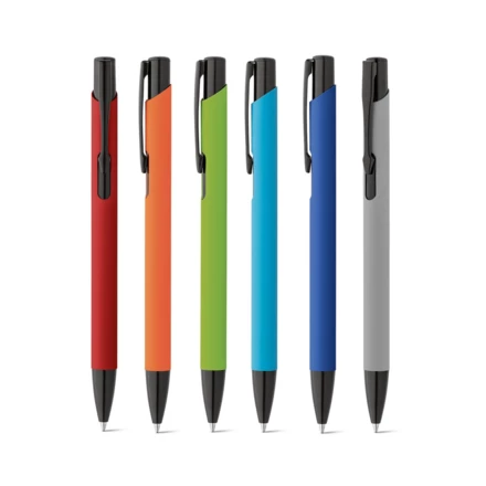 POPPINS. Soft touch aluminium ball pen (NPS-81140-119)