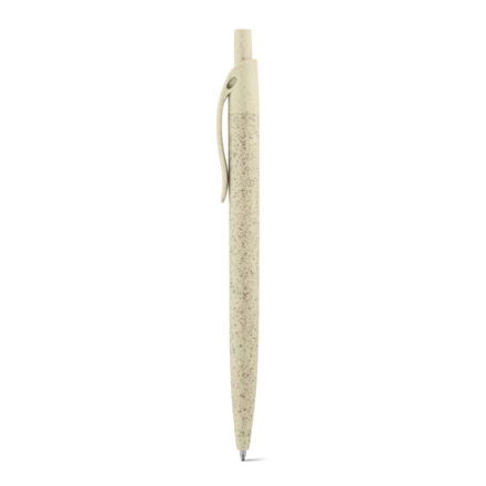 CAMILA. Wheat straw fibre and ABS ball pen with clip (NPS-81168-150)