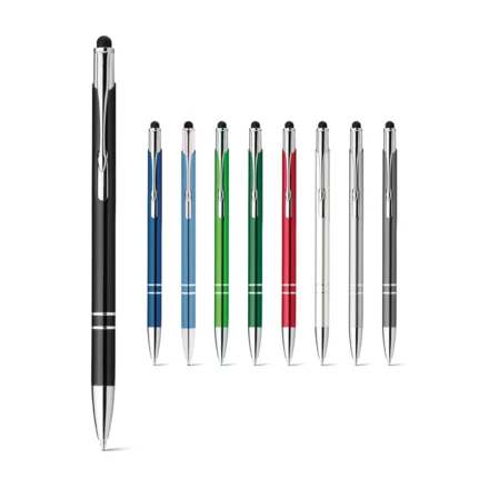 GALBA. Aluminium ball pen with touch tip and clip (NPS-91849-147)