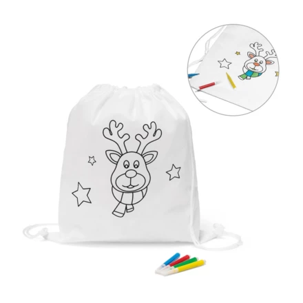 GLENCOE. Children's colouring drawstring bag (NPS-92621-106)