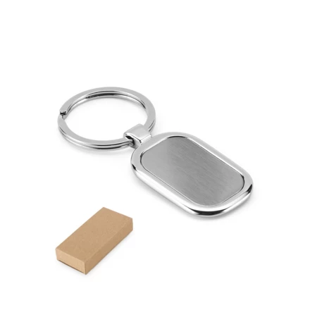 ZABEL. Metal keyring designed for customisation by doming (NPS-93158-127)