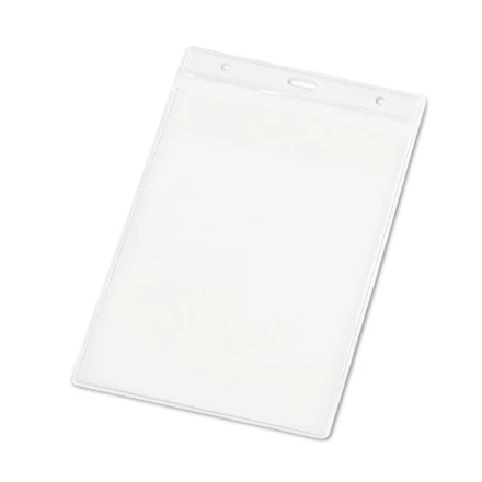 WHITMAN. Pionowe etui na identyfikator wykonane z PVC (NPS-93359-110)