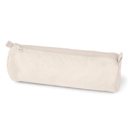 SCHOOLI. 100% cotton canvas pencil case (290 g/m²) with a cylindrical design (NPS-93607-150)