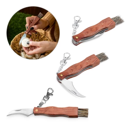 GUNTER. Pocket knife in stainless steel and wood (NPS-94033-160)