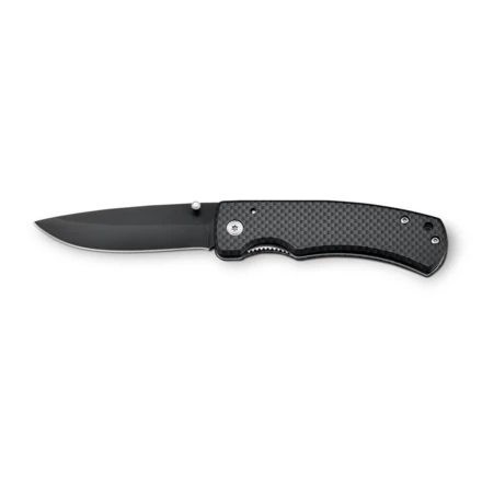 ALICK. Carbon fiber coated aluminum pocket knife (NPS-94035-103)
