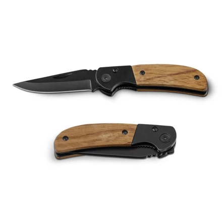 SPLIT. Pocket knife in stainless steel and wood (NPS-94038-160)