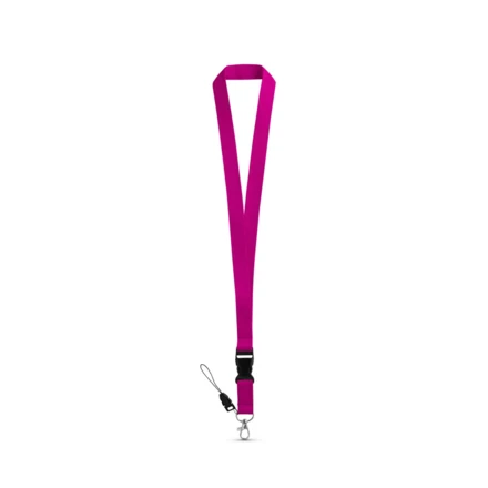 ANQUETIL. Polyester lanyard with metal carabiner (NPS-94401-132)