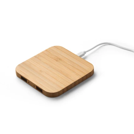 DALTON. Superfast 15W bamboo wireless charger (NPS-97123-160)
