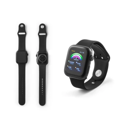 WILES. Smartwatch z ekranem 1.85”, IPX4, 3-dniową żywotnością baterii i silikonowym paskiem (NPS-97136-103)