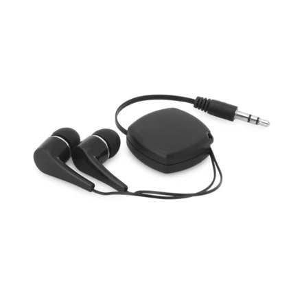 PINEL. Retractable earphones with 0'75 m ABS cable (NPS-97359-103)