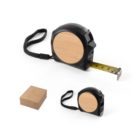 ODENSE V. Taśma o długości 5 metrów wykonana z ABS pochodzącego z recyklingu (100% rABS) i bambusa (NPS-98145-103)