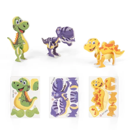 DINOSAURUS. Puzzle 3D z papieru w kształcie dinozaura (NPS-98152-160)
