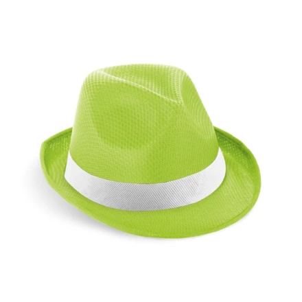 MANOLO POLI. Hat in PP with white polyester ribbon (NPS-99086-119)