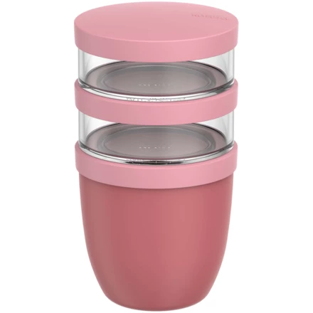 Mepal Ellipse 3-częściowy izolowany pojemnik na lunch o pojemności 500 ml + 2 x 200 ml (NPC-11314336)