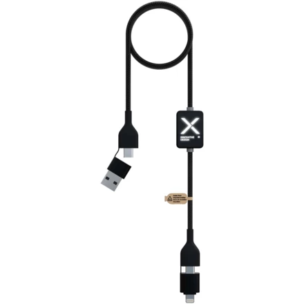 SCX.design C32 kabel do ładowania 60 W z przełącznikiem i podświetlanym logo (NPC-2PX21290)