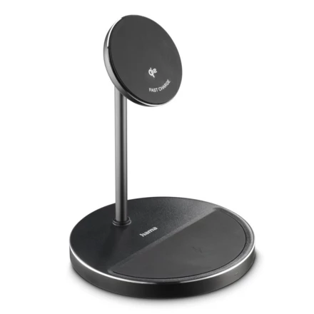 Magnetyczna ładowarka bezprzewodowa 2 w 1 15W Hama (NAX-VH066-03)