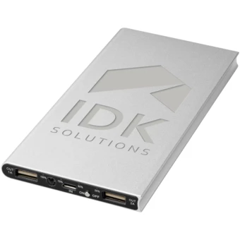 Aluminiowy powerbank Plate 8000 mAh (NPC-12411201)