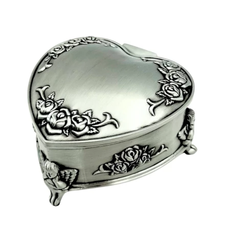 Szkatułka metalowa w kształcie serca – 2099 (NMT-229347)