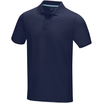 Męska organiczna koszulka polo Graphite - L (NPC-37508493)
