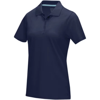 Damska organiczna koszulka polo Graphite - XL (NPC-37509494)