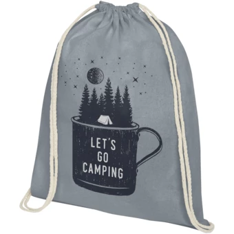 Plecak Oregon wykonany z bawełny o gramaturze 140 g/m² ze sznurkiem ściągającym (NPC-12057582)