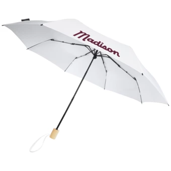 Składany wiatroodporny parasol 51 cm z PET z recyklingu Birgit (NPC-10914501)