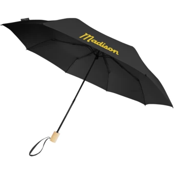 Składany wiatroodporny parasol 51 cm z PET z recyklingu Birgit (NPC-10914590)