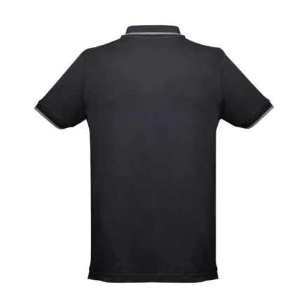THC ROME. Zweifarbiges Baumwoll-Poloshirt für Herren (NPS-30137-103-L)