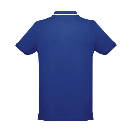 THC ROME. Zweifarbiges Baumwoll-Poloshirt für Herren (NPS-30137-114-S)