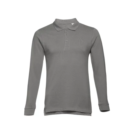 THC BERN. Langarm-Poloshirt für Herren aus kardierter Baumwolle (NPS-30141-113-XXL)