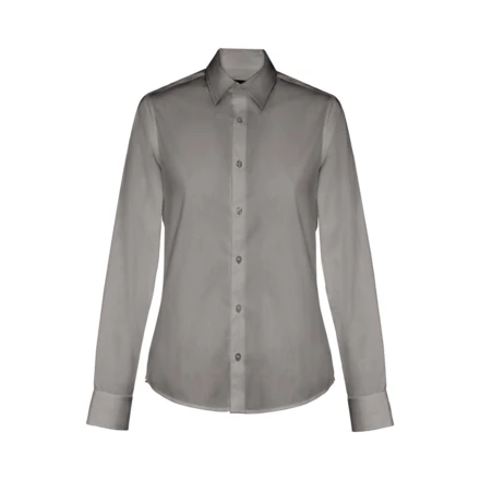 THC PARIS WOMEN. Langärmeliges Popeline-Hemd für Damen (NPS-30152-113-XL)
