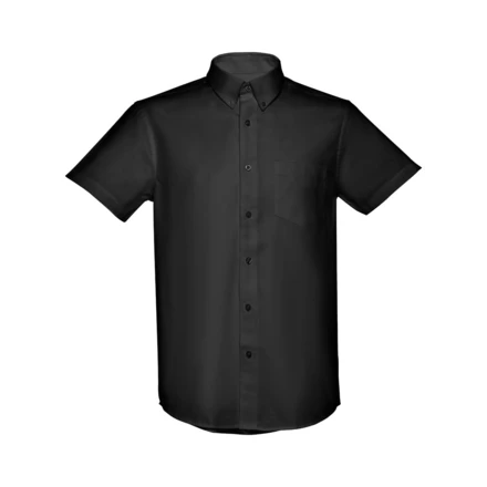 THC LONDON. Men's short-sleeved oxford shirt (NPS-30157-103-XXL)