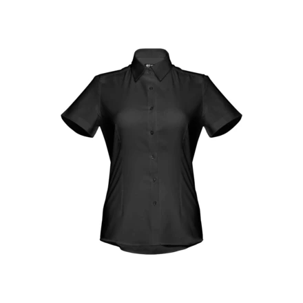 THC LONDON WOMEN. Women's short-sleeved Oxford shirt (NPS-30158-103-S)