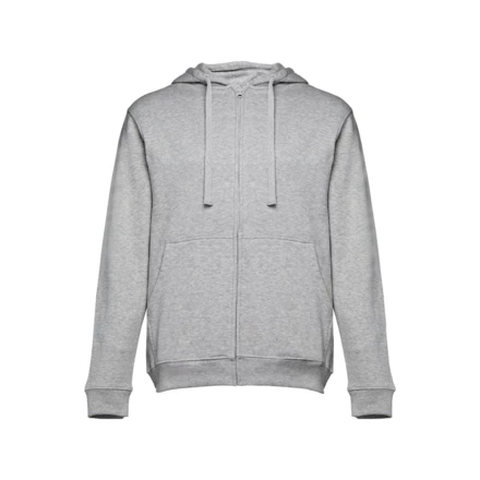 THC AMSTERDAM. Men's hoodie in cotton and polyester with full zip (NPS-30161-183-L)