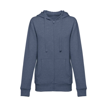 THC AMSTERDAM WOMEN. Women's hoodie in cotton and polyester with full zip (NPS-30162-194-XXL)