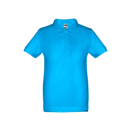 THC ADAM KIDS. Kids short-sleeved 100% cotton piqué polo shirt unisex) (NPS-30173-154-4)