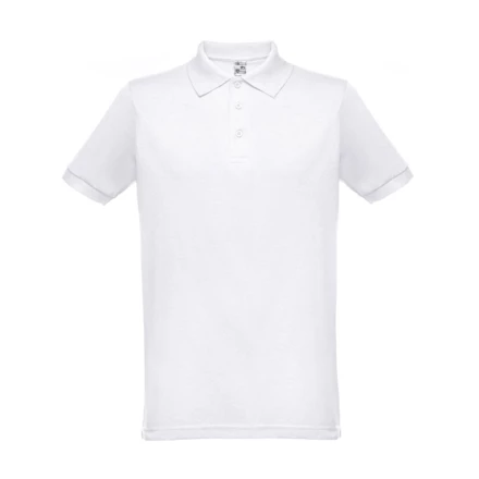 THC BERLIN WH. Men's short-sleeved polo shirt. White (NPS-30175-106-XL)