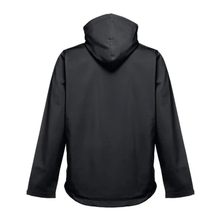 THC ZAGREB. Men's softshell jacket with detachable hood and rounded back hem (NPS-30180-103-XXL)