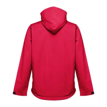 THC ZAGREB. Men's softshell jacket with detachable hood and rounded back hem (NPS-30180-105-L)