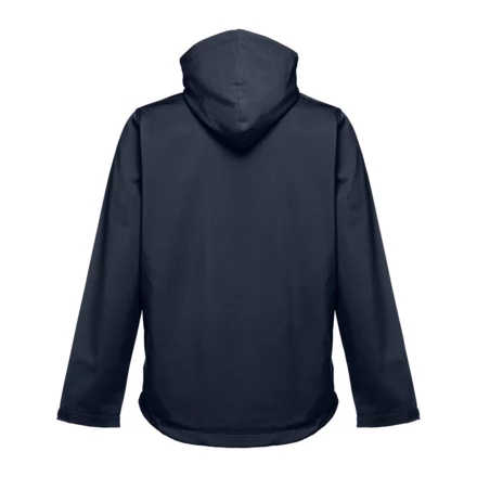 THC ZAGREB. Men's softshell jacket with detachable hood and rounded back hem (NPS-30180-134-XL)