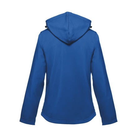 THC ZAGREB WOMEN. Women's softshell jacket with detachable hood and rounded back hem (NPS-30181-114-L)
