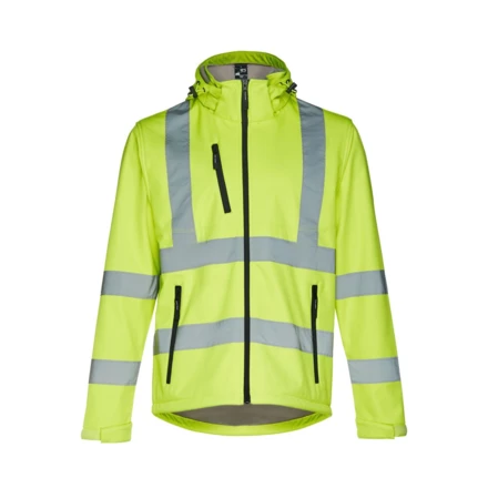 THC ZAGREB WORK. High-visibility softshell jacket (unisex, class 111) (NPS-30182-188-S)