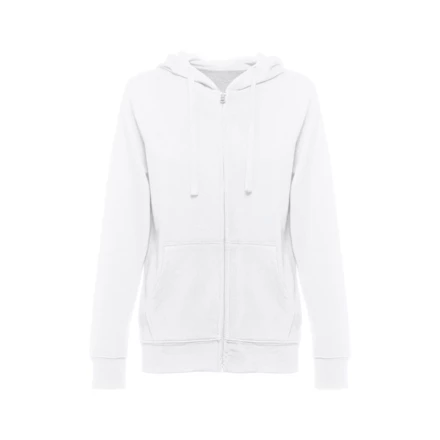 THC AMSTERDAM WOMEN WH. Women's hooded full zipped sweatshirt (NPS-30257-106-L)