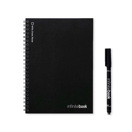 INFINITEBOOK PLAIN A5. Infinitebook z elastyczną okładką i 15 zwykłymi stronami do tablicy (NPS-33200-103)