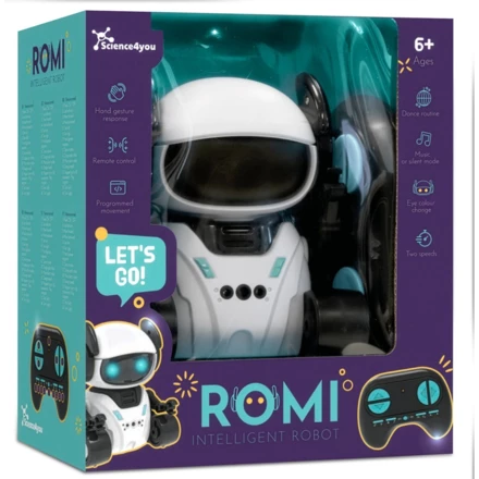ROMI INTELLIGENT ROBOT. Zabawka edukacyjna dla dzieci (NPS-35875-100)