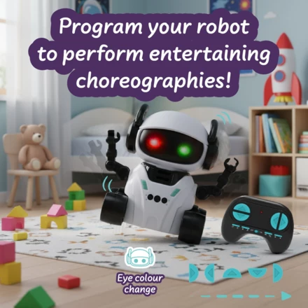 ROMI INTELLIGENT ROBOT. Zabawka edukacyjna dla dzieci (NPS-35875-100)