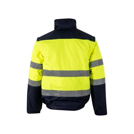VL JUPITER LARGE. Dwukolorowa ocieplana kurtka (180 g/m²) z poliestru (100%) z powłoką PU (NPS-36060-204-4XL)